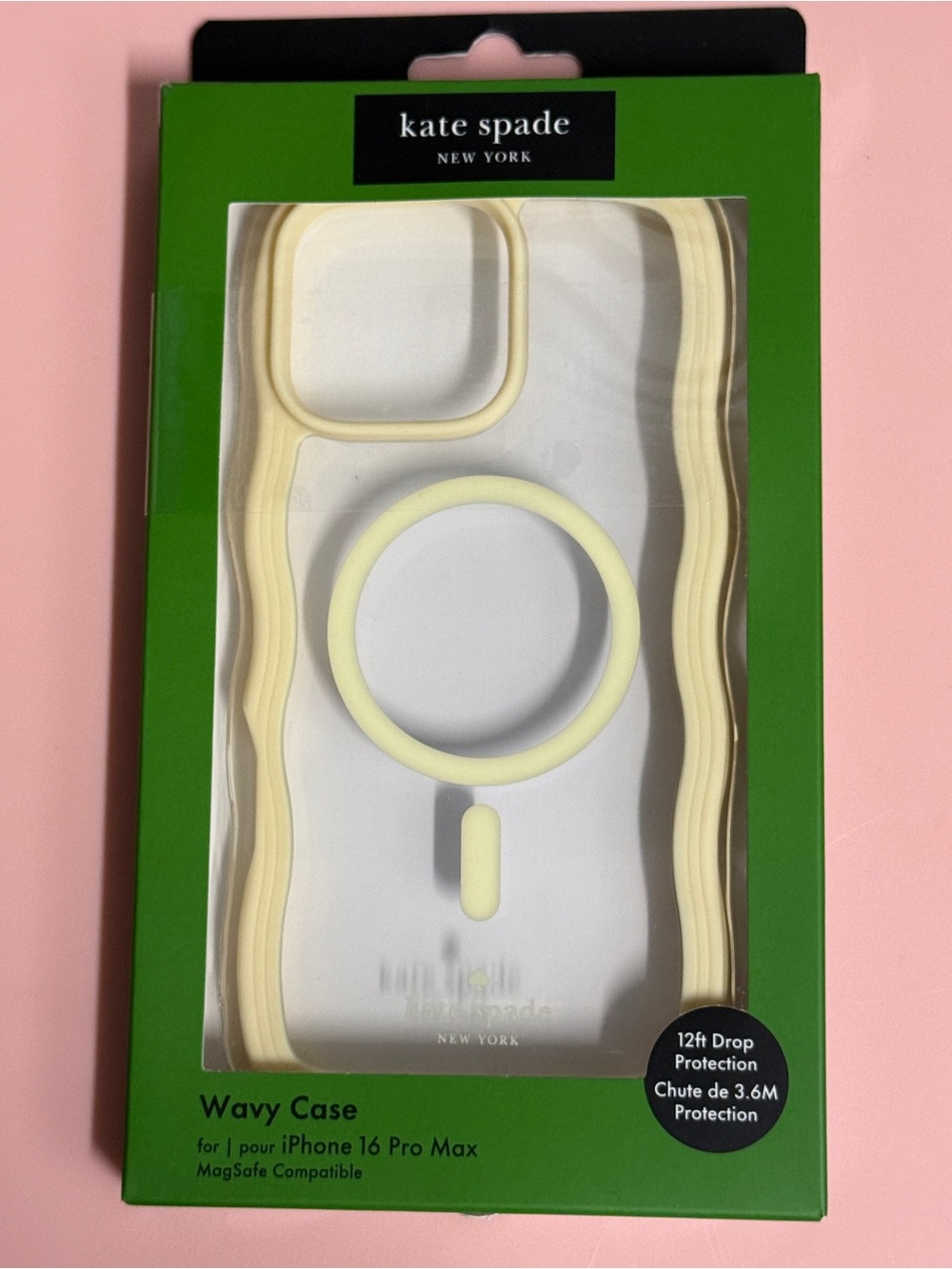 Kate Spade New York iPhone 16 Pro Max Wavy Case MagSafe Compatible NIB